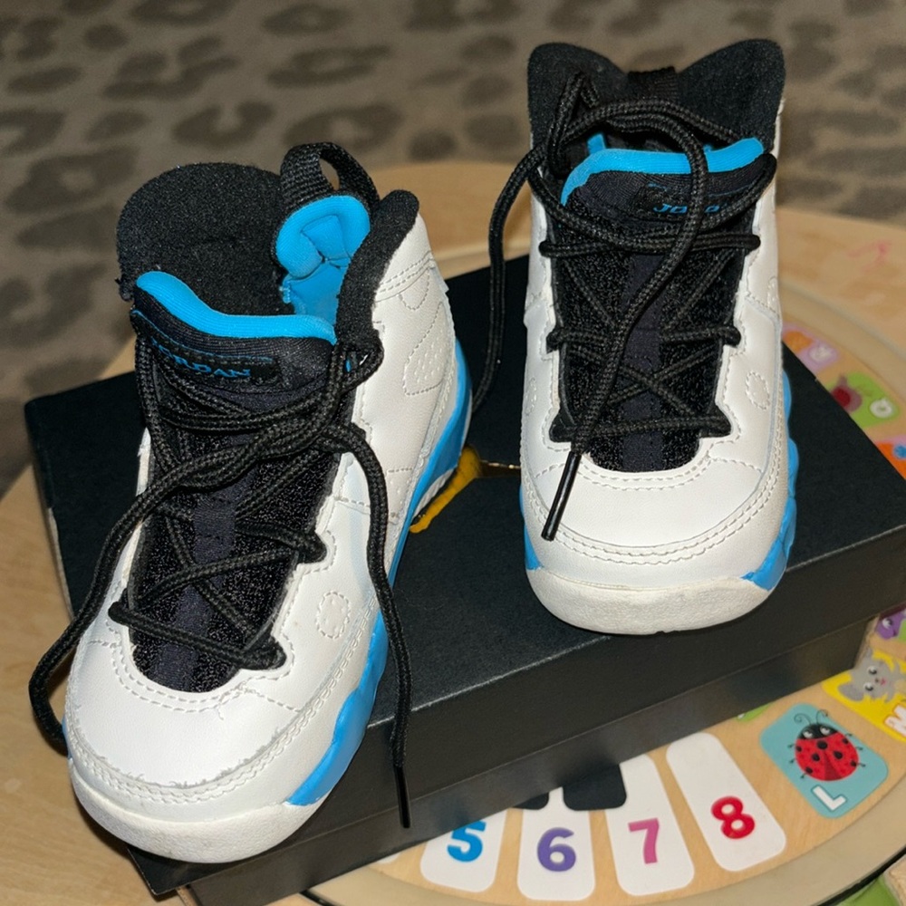 Toddler Jordan 9 Powder Blue Size 6C